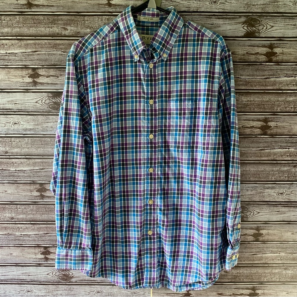 Orvis Men's Long-Sleeved Button-Down Shirt Size M